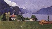 Max Buri Brienzersee-Landschaft painting